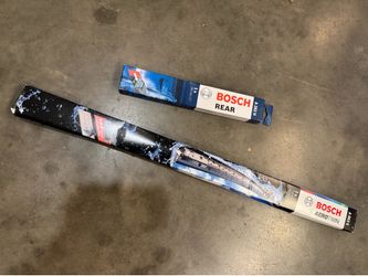 VW/Audi OEM 5W-40 Oil and Bosch Wiper Blades
