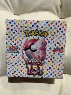 Pokémon Card 151 Japanese Booster Box new tag sealed