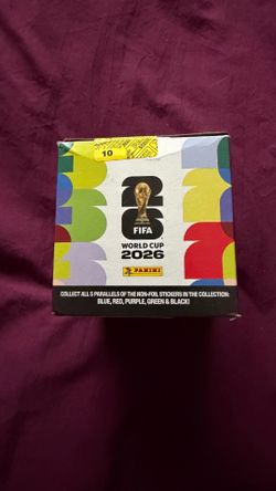 Panini FIFA World Cup 2026 Sealed Sticker Box 50 Packs.
