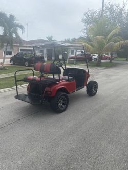 Lifted Golf Cart