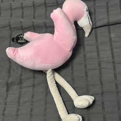 Pink flamingo plush toy RIP N DIP