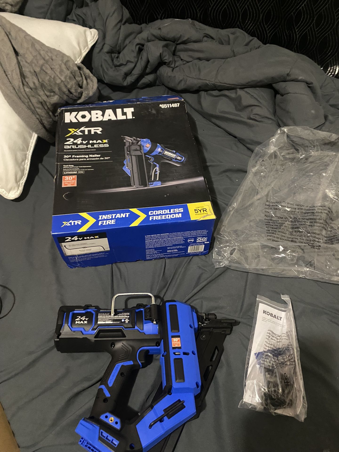 Kobalt framing Nail Gun