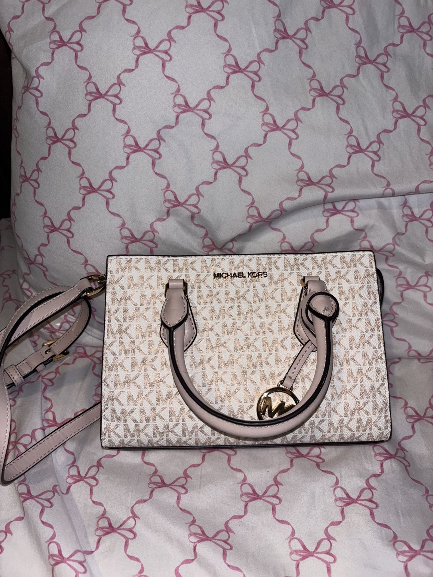 MK baby pink bag