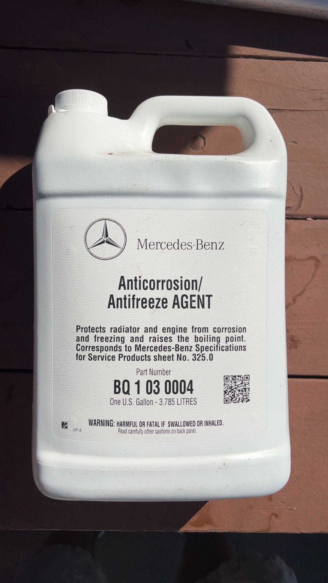 Mercedes Benz Anticorrosion Antifreeze Agent BQ1030004