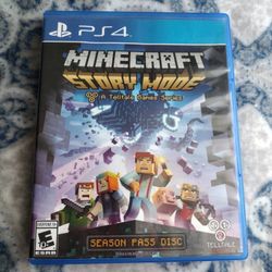 MINECRAFT STORY MODE SEASON PASS DISC (FOR PLAYSTATION 4)