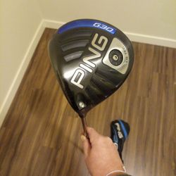 Left Handed Ping Driver With Head Cover