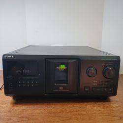 Sony CDP-CX355 300 Mega CD Player Two New Belts 