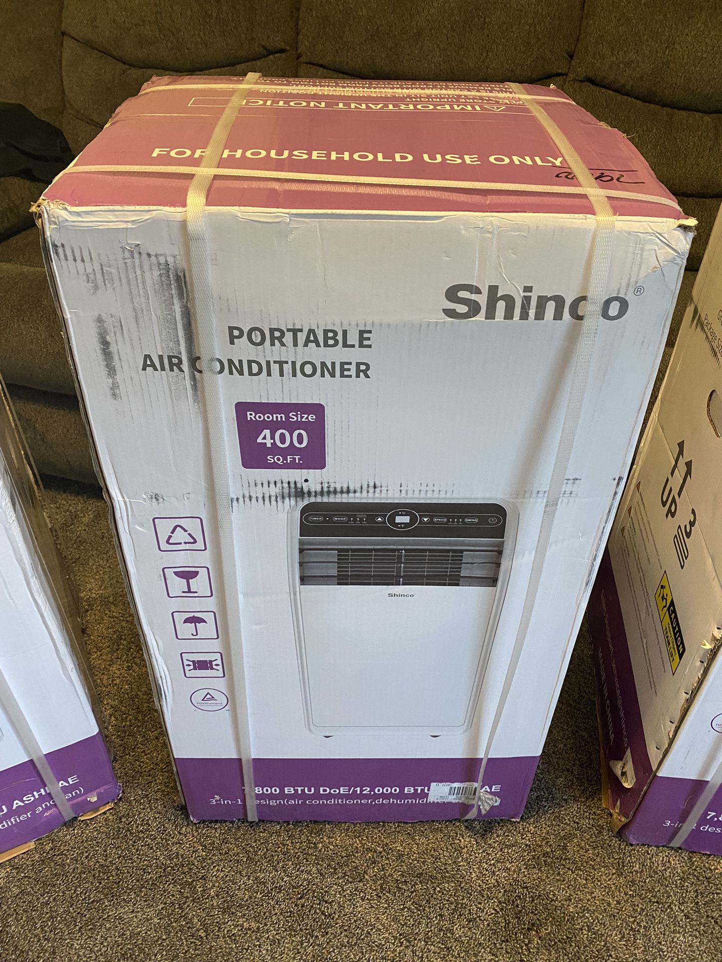Portable AC unit, Dehumidifier or Fan modes