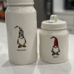 RAE Dunn gnome Canister