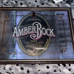Amber Rock Mirror Sign 