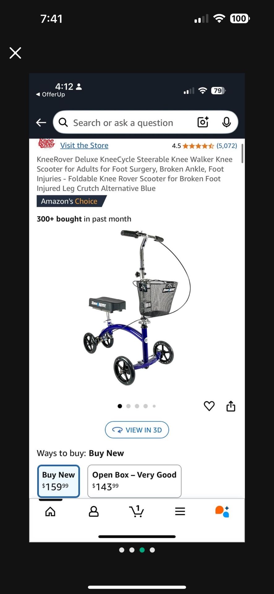 Knee Rover Deluxe Scooter