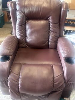 Small leather Lyft chair