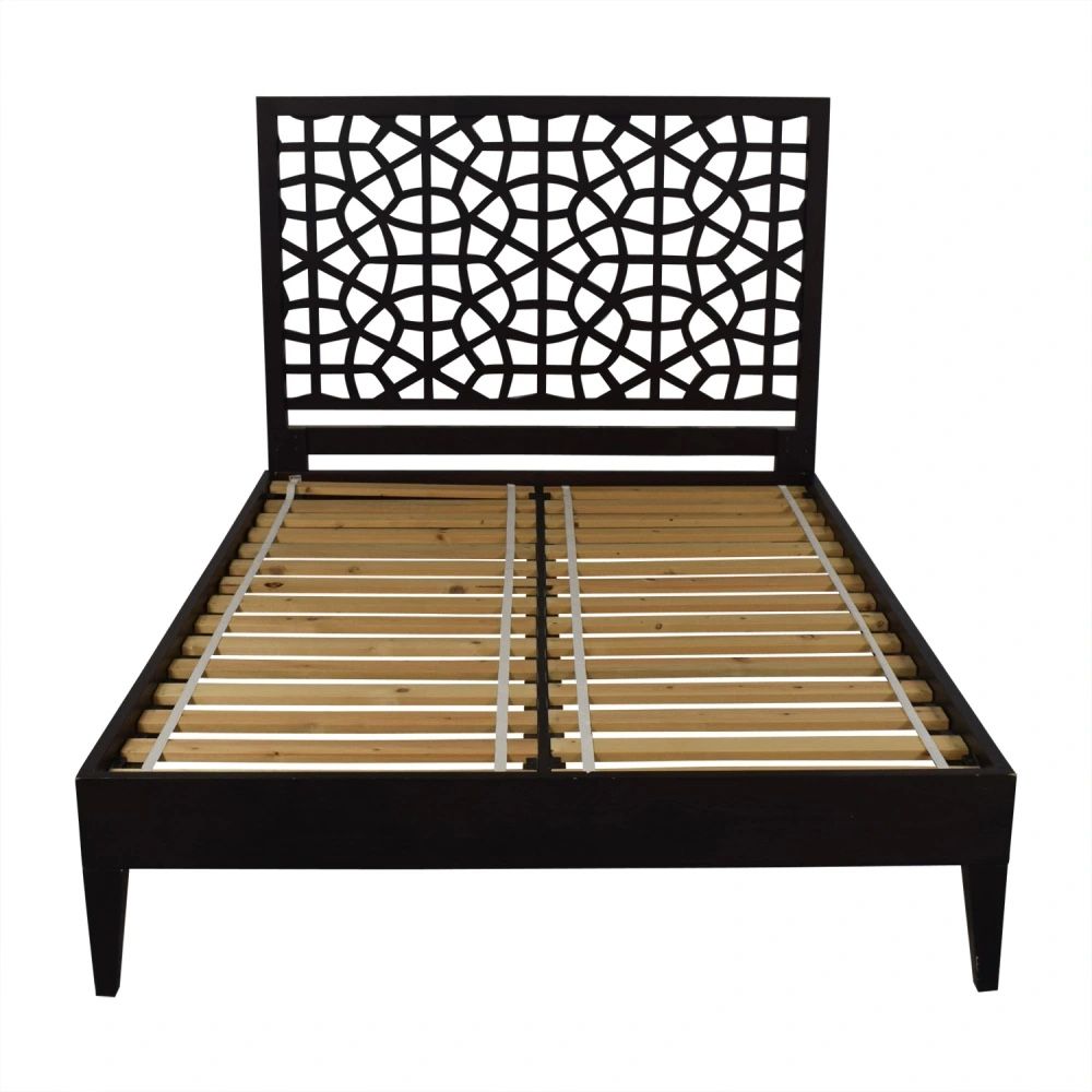 West Elm Moroccan King Headboard and Frame
