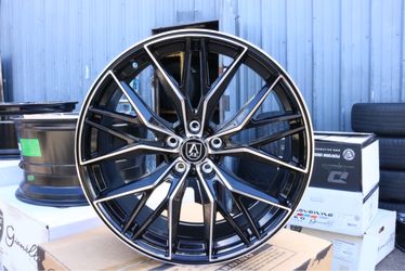 AXE Wheels Black Machined Alloy Rim