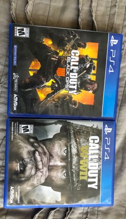 COD WWII & BlackOpsIII for PS4