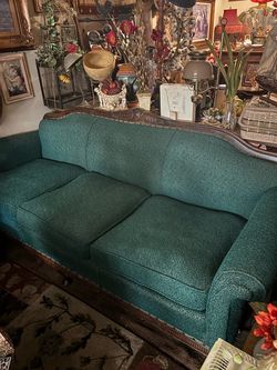 Green vintage parlor/sofa