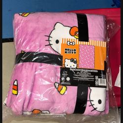 Hello Kitty Halloween Blanket Brand New 