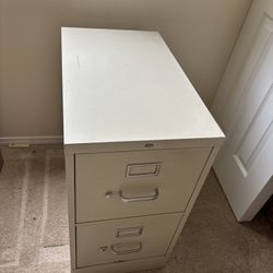 Metal 2-Drawer File Cabinet