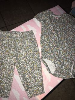 baby onesie + pants