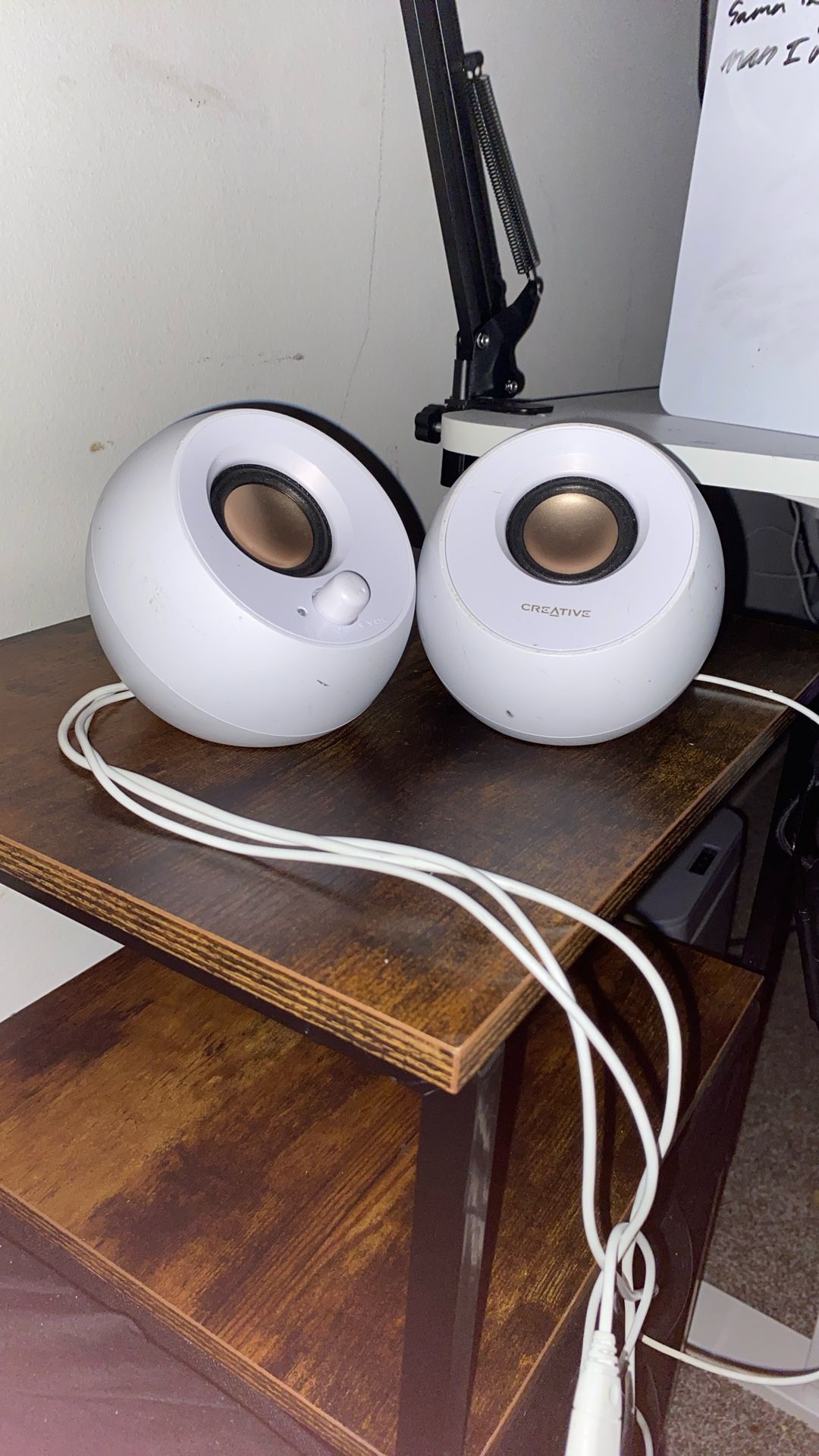 Creative Pebble Pro Minimalist Speakers
