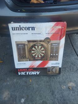 Unicorn victory dart board