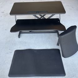 Standing Desk, Lumbar Support Cushion,  Standing pad