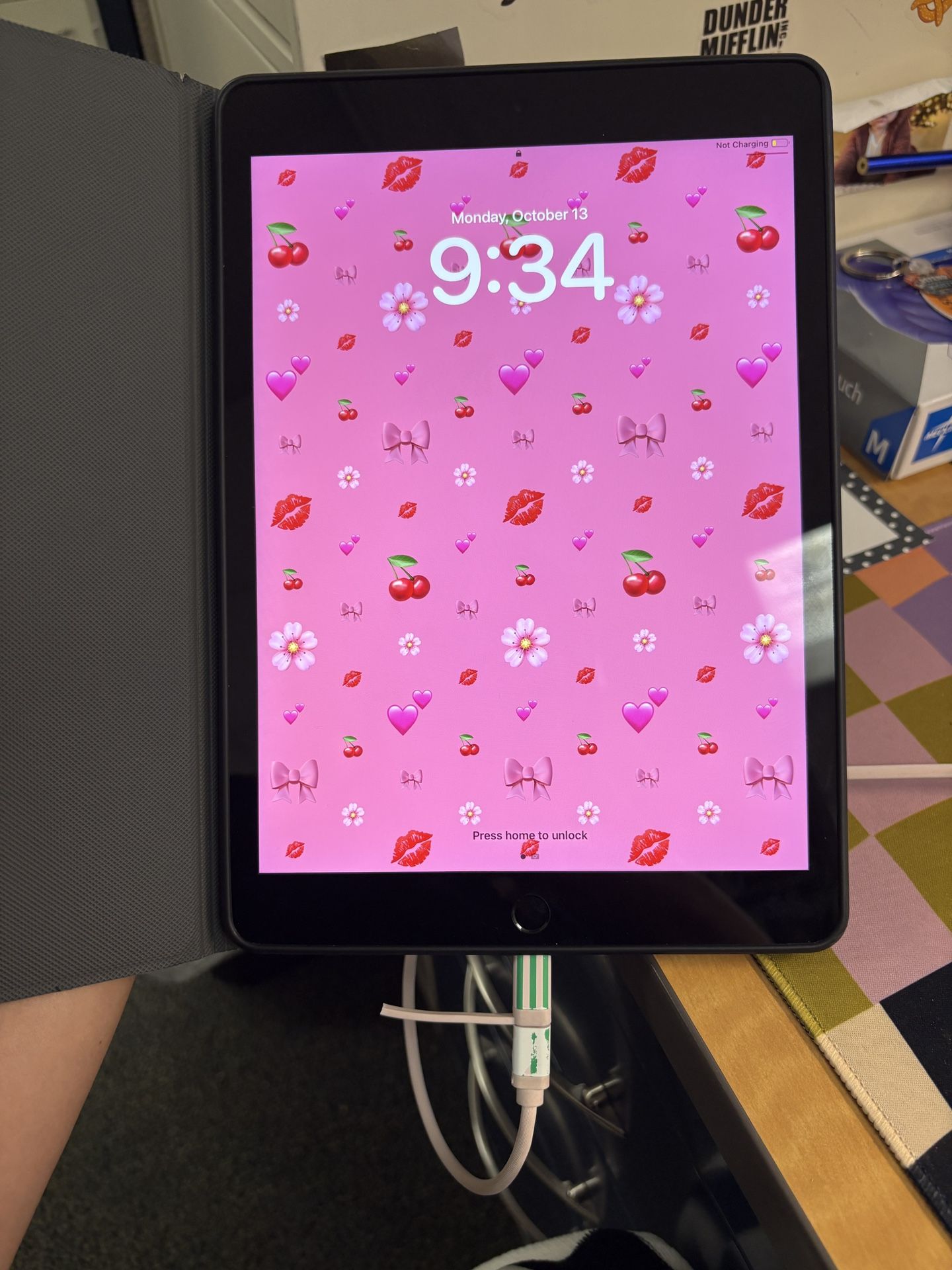 iPad 9th Gen — Practically New (Comes With a Cute Stitch Case!)