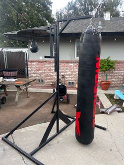 Punching bag with stand