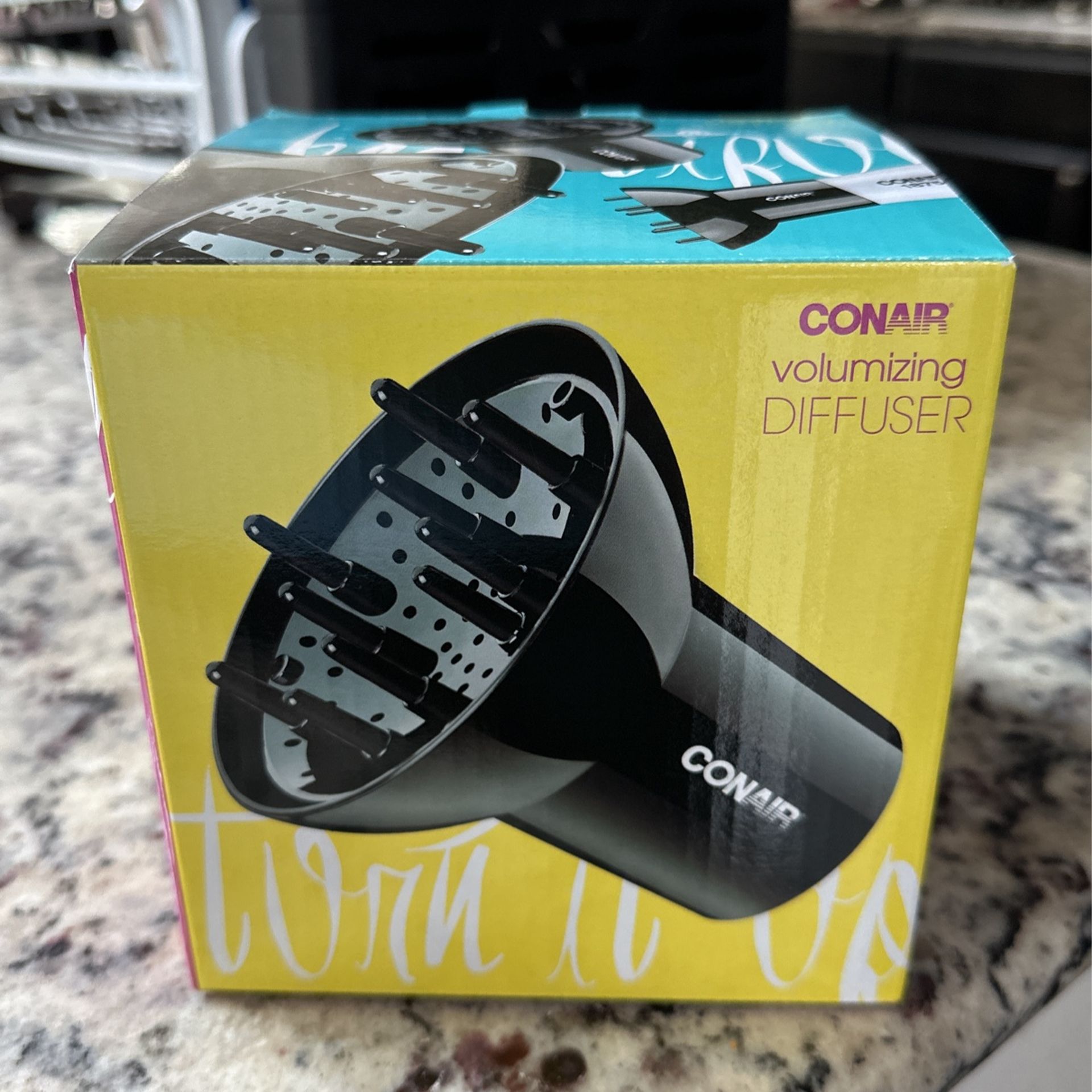 Conair Volumizing Universal Hair Diffuser, Fit Hair Dryer Nozzles from 1.75” to 2.3”