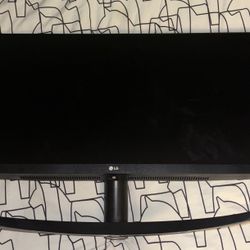 27” LG  Wide Monitor (Black)