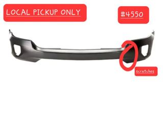 ➿️ Front Bumper Face Bar For Chevrolet Silverado 1500 16-2018,black W/o Sensors (#4550)