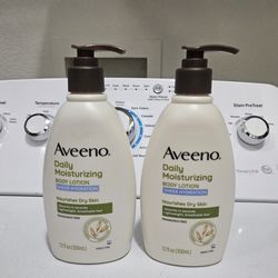2 Aveeno Body Lotion
