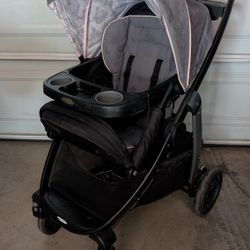 Graco 3-In-3 Modular Carseat Stroller Combo with Buggy Board