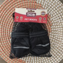 Dog Booties Black Size Large