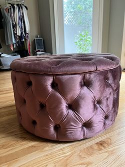 Purple Ottoman