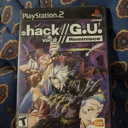 .Hack G.U. Vol. 2 Reminisce Video Game For PS2 