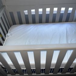 Baby Crib Grey