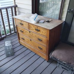 Four Drawer Antique Dresser