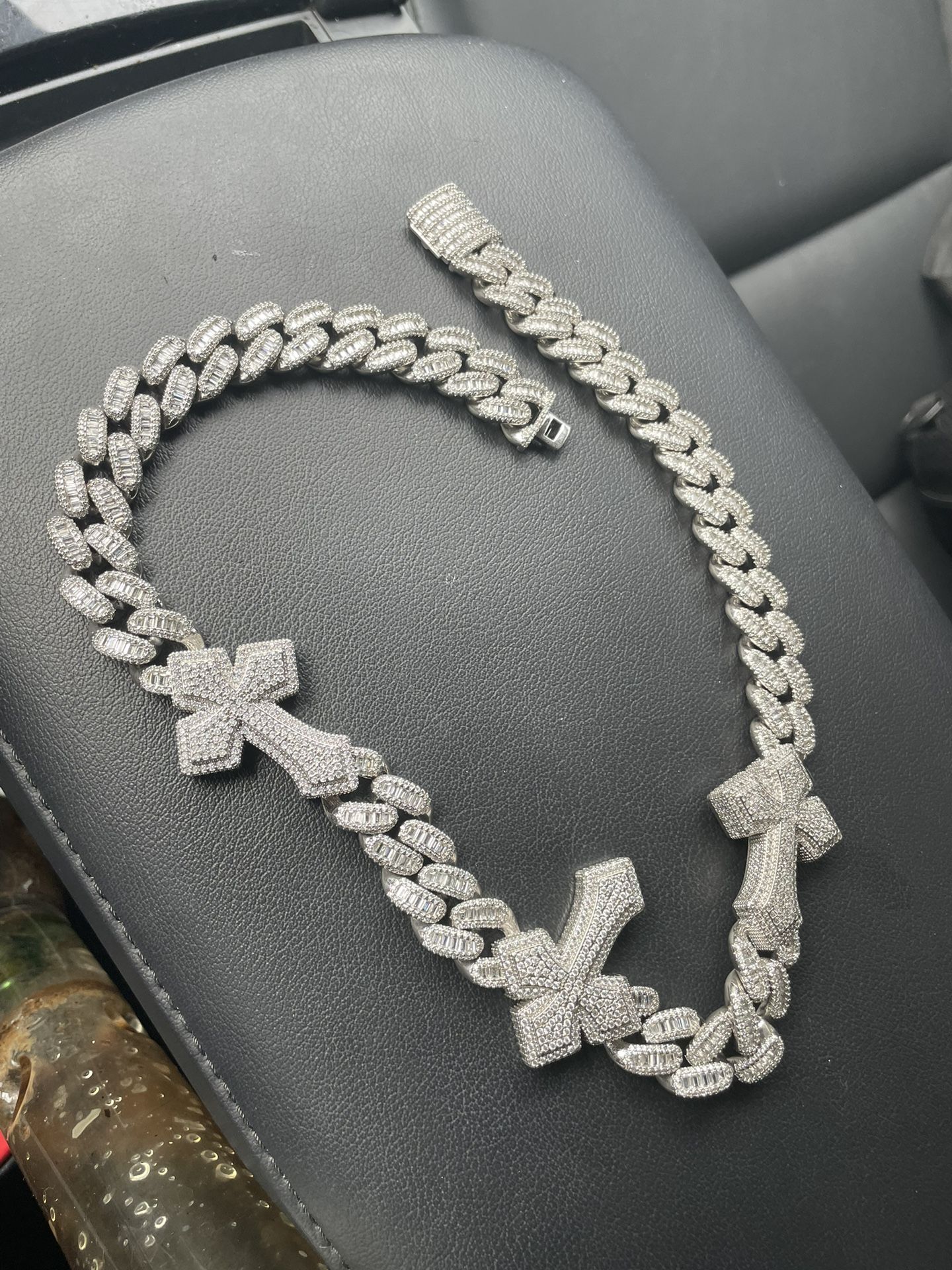 Crome Hearts Like Choker Chain