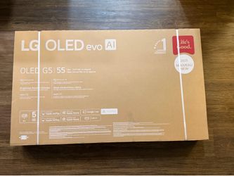 LG - 55" Class G5 Series OLED evo AI 4K UHD Smart webOS TV with One Wall Design (2025) OLED55G5WUA