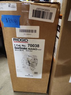 RIDGID
SeeSnake NANOreel Inspection Sewer Camera Reel for 1 in. to 2.5 in. Lines (Reel Only)