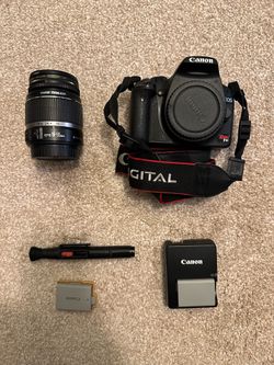 Canon Rebel T1i DSLR Kit + 18–55mm IS Lens + Accessories