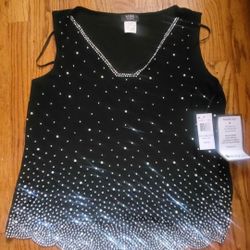 Brand New Women's Beaded  Tank Top from Macy's  size 1X