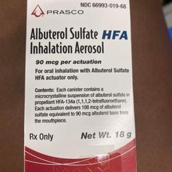 HFA inhalation 