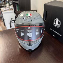 Motorcycle Helmet, AGV K6, nardo grey, size:MS