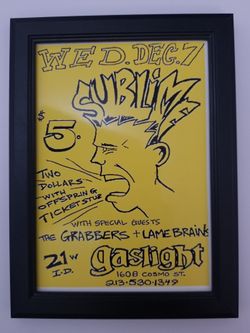 Small Sublime band punk rock print mini poster
