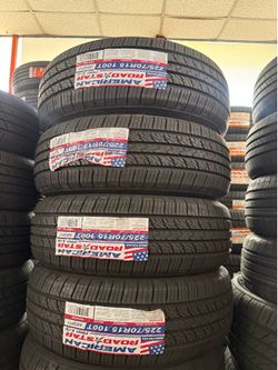 ‼️♦️ 225 70 R 15 vendo llantas nuevas marca American