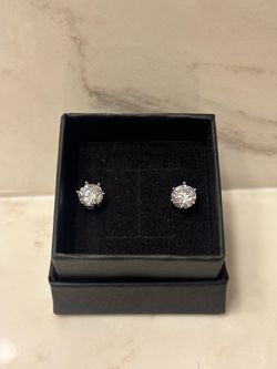 Moissanite earrings