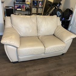 Leather Loveseat