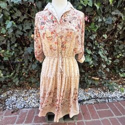 EUC Vintage Prairie Classic Boho Tiered Dress Layered